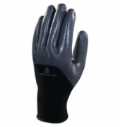Arbeitshandschuhe, Nitril, grau/schwarz, Größe 10 / XL