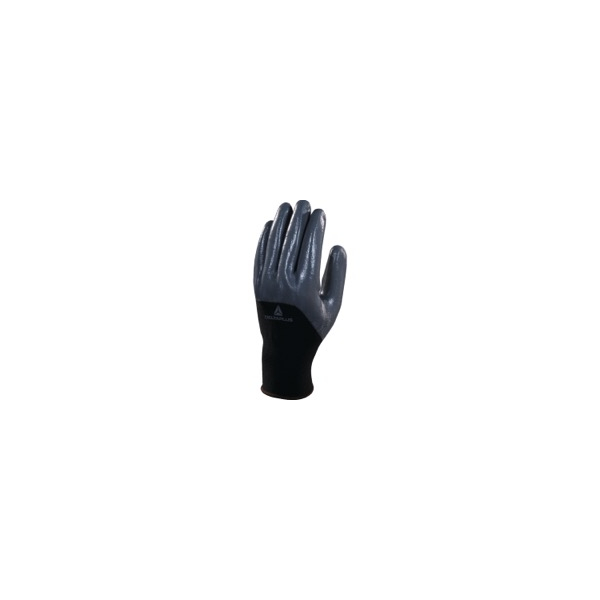 12 Stück Delta Plus Arbeitshandschuhe, Nitril, grau/schwarz, Größe 10 / XL 3295249177706 Delta Plus