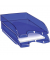 Briefablage Pro Happy 1002000721 A4 / C4 ultramarinblau-transparent Kunststoff stapelbar