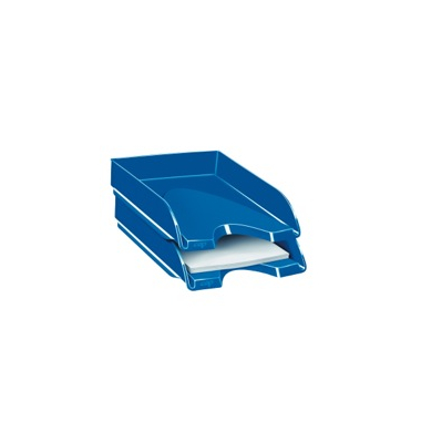 Briefkorb CEP 1002000351 Pro Gloss, stapelbar, Maße: 257 x 348 x 66mm, blau