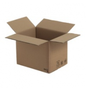 Faltkartons Kraftliner AA braun, bis DIN A5+, innen 250x180x140mm, Kraftliner Wellpappe 2-wellig