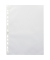 Prospekth&uuml;llen Premium 100460992, A4 transluzent genarbt, oben & links offen, 0,12mm