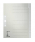 Kartonregister 1222-00-85, 12-teilig blanko, A4+, 100 g/m², graue Taben, 12-teilig