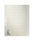 Kartonregister 1222-00-85, 12-teilig blanko, A4+, 100 g/m², graue Taben, 12-teilig