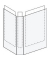 Präsentationsringbuch Standard 4287-00-01, A4+ 4 Ringe 50mm Ring-Ø PP-kaschiert, 3 Außentaschen, 2 Innentaschen, weiß