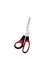 Schere Wedo 97681, Länge: 210mm, Kunststoffgriff für Linkshänder, schwarzrot