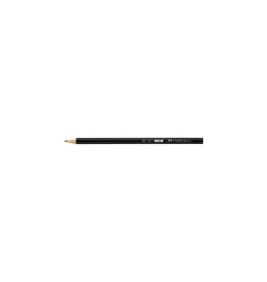 Bleistift Faber-Castell 111102, 2B, schwarz lackierter Schaft