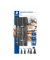Permanentmarker Staedtler Lumocolor, 4 Strichstärken, schwarz