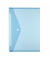 Dokumententasche 10657948, A4, transparent blau, Polypropylen (PP), Druckknopfverschluss