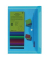 Dokumententasche Easy orga to go 10657948, Din A4, transparent blau, Polypropylen (PP), Druckknopfverschluss