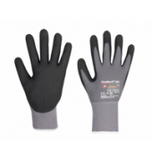 Arbeitshandschuhe FlexMech 663, Nitrilschaum, grau/schwarz, Größe 10 / XL