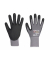 Arbeitshandschuhe FlexMech 663, Nitrilschaum, grau/schwarz, Größe 9 / L