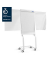 Flipchart evolution plus, 1227050, 68x97cm, wei&szlig;, mit Rollen, mit 2 Seitenarmen
