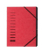 Ordnungsmappe - 40058-01, 1-7, rot, A4, 7 F&auml;cher