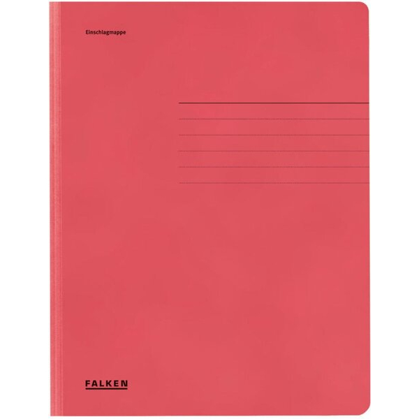 4014481511111 - Jurismappe 80001357 A4 rot Karton 320g mit 3 Einschlagklappen 4014481511111 Exacompta