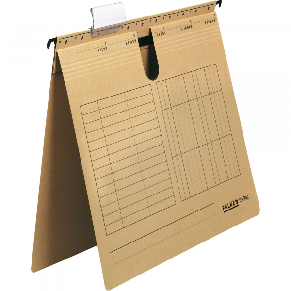 4014481560416 - Hängehefter UNIREG 80004351 A4 natronbraun Recyclingkarton 230g 4014481560416 Falken