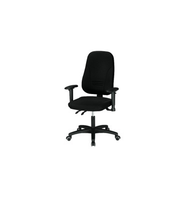 Bürostuhl Prosedia Younico 1451, hohe 3D-Rückenlehne, 3 Stunden-Stuhl, schwarz