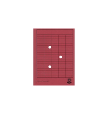 Umlaufmappe 8020003_1, A4 rot Karton 250g