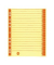 Trennbl&auml;tter 9541106100 A4 chamois/orange 230g 