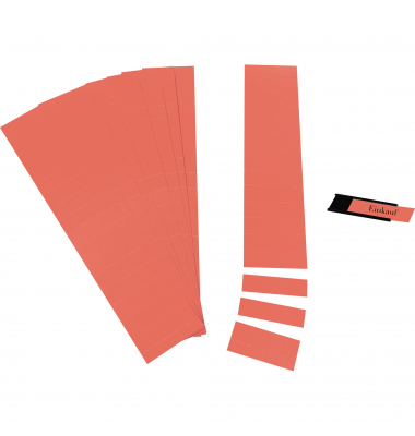Einsteckkarten 847405 C-Profil, 60x17mm, rot, 190g