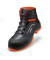 Sicherheitsschuhe uvex 2 xenova, S3, SRC, ESD, Unisex, schwarz/rot, Größe 41