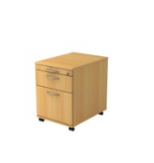 Rollcontainer VAC20-6-6, Registratur, Gr&ouml;&szlig;e: 59x42,8x58 cm, buche