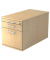 Rollcontainer Solid VTC20/3/3/RE Holz ahorn, 1 normale Schublade, mit extra Hängeregisterauszug, mit extra Utensilienauszug, ab