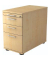 Standcontainer VSC40/3/3/RE VSC, ahorn, 3 Schubladen, Spanplatte, melaminbeschichtet, abschlie&szlig;bar