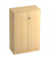 Aktenschrank SIGNA V6550/3/3/SG, Holz abschließbar, 3 OH, 80 x 127 x 42 cm, ahorn