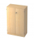 Aktenschrank SIGNA V6550/3/3/SG, Holz abschließbar, 3 OH, 80 x 127 x 42 cm, ahorn