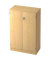 Aktenschrank SIGNA V6550/3/3/SG, Holz abschließbar, 3 OH, 80 x 127 x 42 cm, ahorn