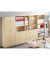 Aktenschrank SIGNA V6100/3/3/SG, Holz abschließbar, 5 OH, 80 x 200,4 x 42 cm, ahorn
