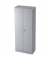 Aktenschrank SIGNA V6100/5/5/SG, Holz abschließbar, 5 OH, 80 x 200,4 x 42 cm, lichtgrau