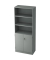 Regalschrank Solid V6770/5/5/SG 5OH grau/grau