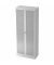 Hammerbacher Glastürenschrank Solid V6100GWSSG 80x42x200,4cm weiß