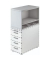 Standcontainer VSCA1/5 VSCA, grau, Spanplatte, melaminbeschichtet