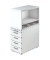 Standcontainer VSCA1/W VSCA, wei&szlig;, Spanplatte, melaminbeschichtet