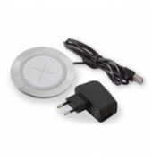 Einbau Induktionsladeger&auml;t Hammerbacher VELQI01, silber Qi-Ladeger&auml;t