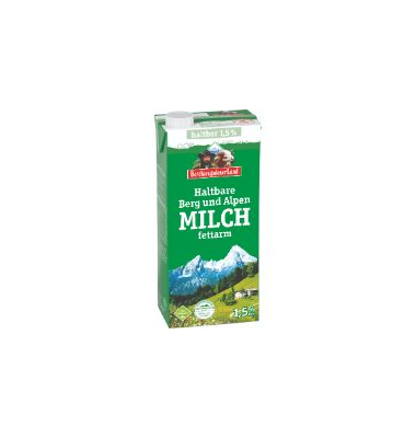 21695 H-Milch Bergbauern Milch 3,5% Fett, ohne Gentechnik, fettarm Tetrapack