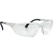 Schutzbrille, 9388105, wei&szlig;/schwarz, schmal