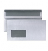 Briefumschlag ID1365010 125x235mm mit Fenster selbstklebend weiß
