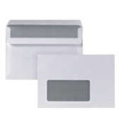 Briefumschlag ID1364949 C6 mit Fenster selbstklebend 75g weiß
