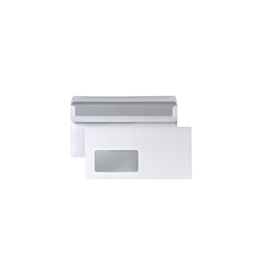 Briefumschlag ID1365108 Din Lang mit Fenster selbstklebend 75g weiß