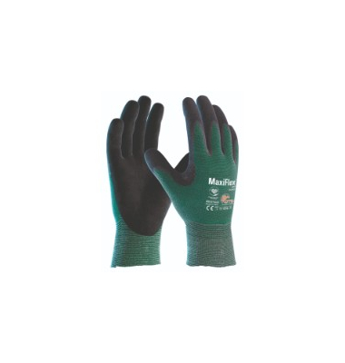 Arbeitshandschuhe, Nitril, grün, Größe 11 / XXL
