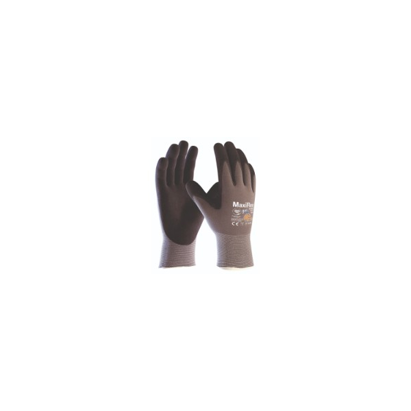 12 Stück ATG Arbeitshandschuhe MaxiFlex Ultimate AD-APT, Nitril-Mikroschaum, schwarz/grau, Größe 11 / XXL 4792249061398 ATG