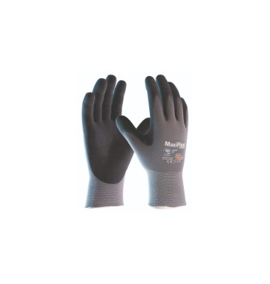 Arbeitshandschuhe MaxiFlex Ultimate, Nitril-Mikroschaum, schwarz, Größe 8 / M