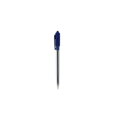 Kugelschreiber WIZ Einweg Druckmechanik Strichstärke 0.5mm blau