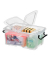 Aufbewahrungsbox Ablagebox HW671 2006710110, 12 Liter, mit Deckel, au&szlig;en 40x29,5x18,3cm, Kunststoff transparent