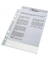 Prospekthüllen Economy 23782 Standard, A5 transparent genarbt, oben offen, 0,05mm