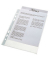 Prospekthüllen Economy 23782 Standard, A5 transparent genarbt, oben offen, 0,05mm